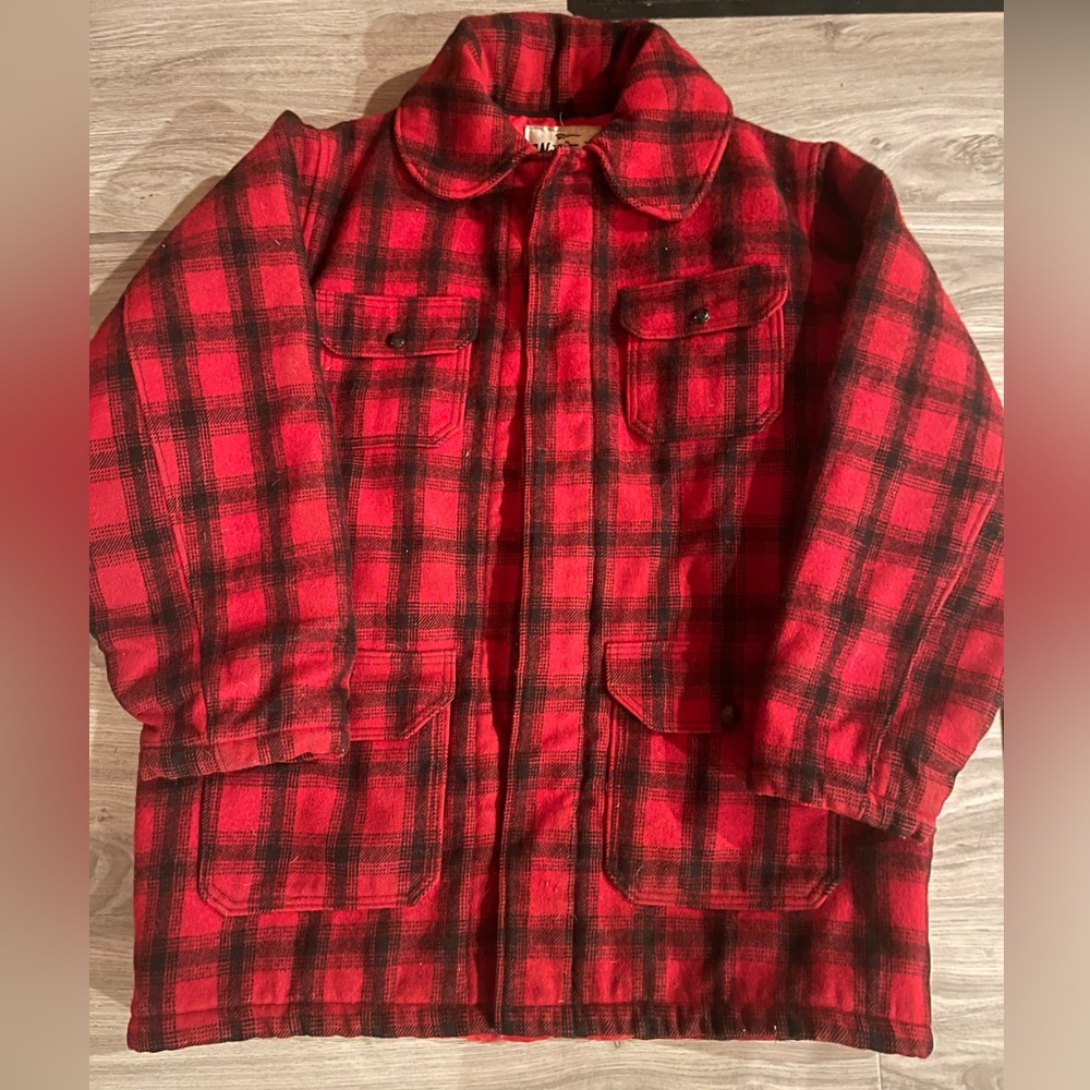 Vintage Woolrich MacKinaw Wool Hunting Jacket.